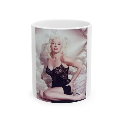 Diana Dors #25 1 (Vintage Female Icon) White Coffee Mug 11oz - Go Mug Yourself