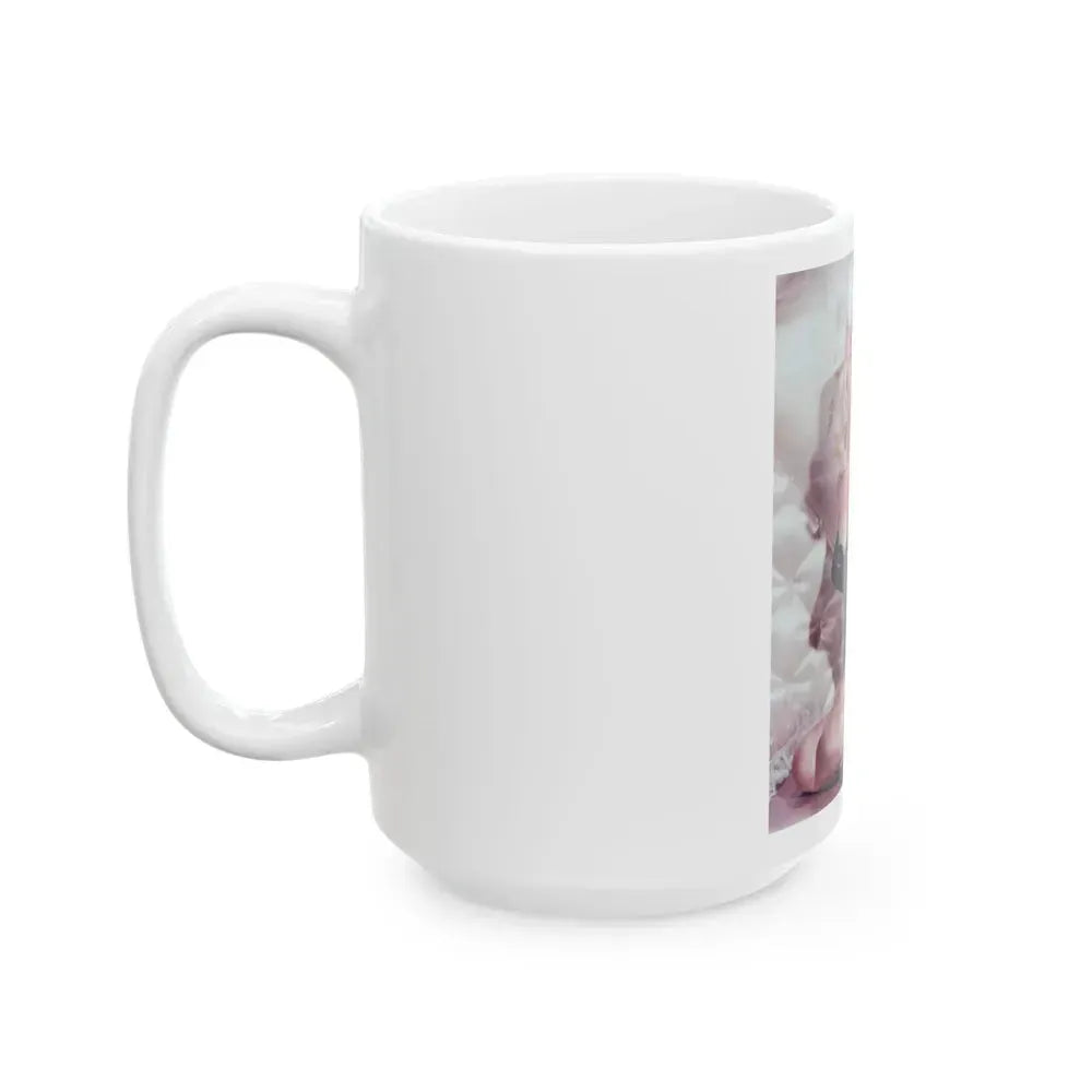 Diana Dors #25 1 (Vintage Female Icon) White Coffee Mug - Go Mug Yourself