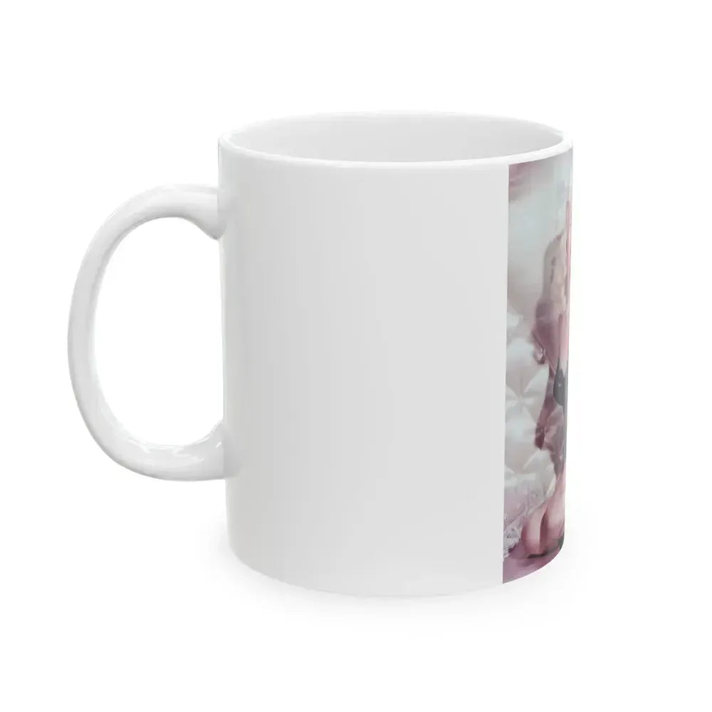 Diana Dors #25 1 (Vintage Female Icon) White Coffee Mug - Go Mug Yourself
