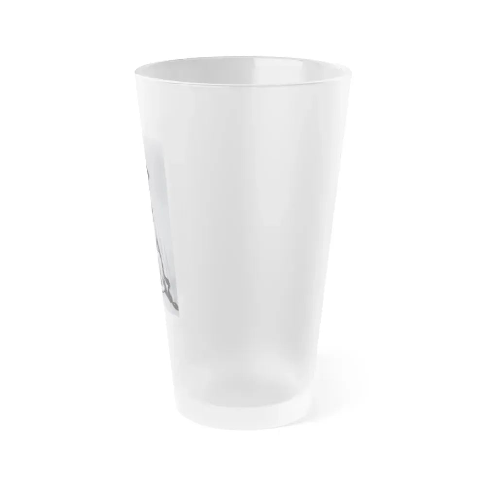 Diana Dors #27 (Vintage Female Icon) Frosted Pint Glass 16oz - Go Mug Yourself