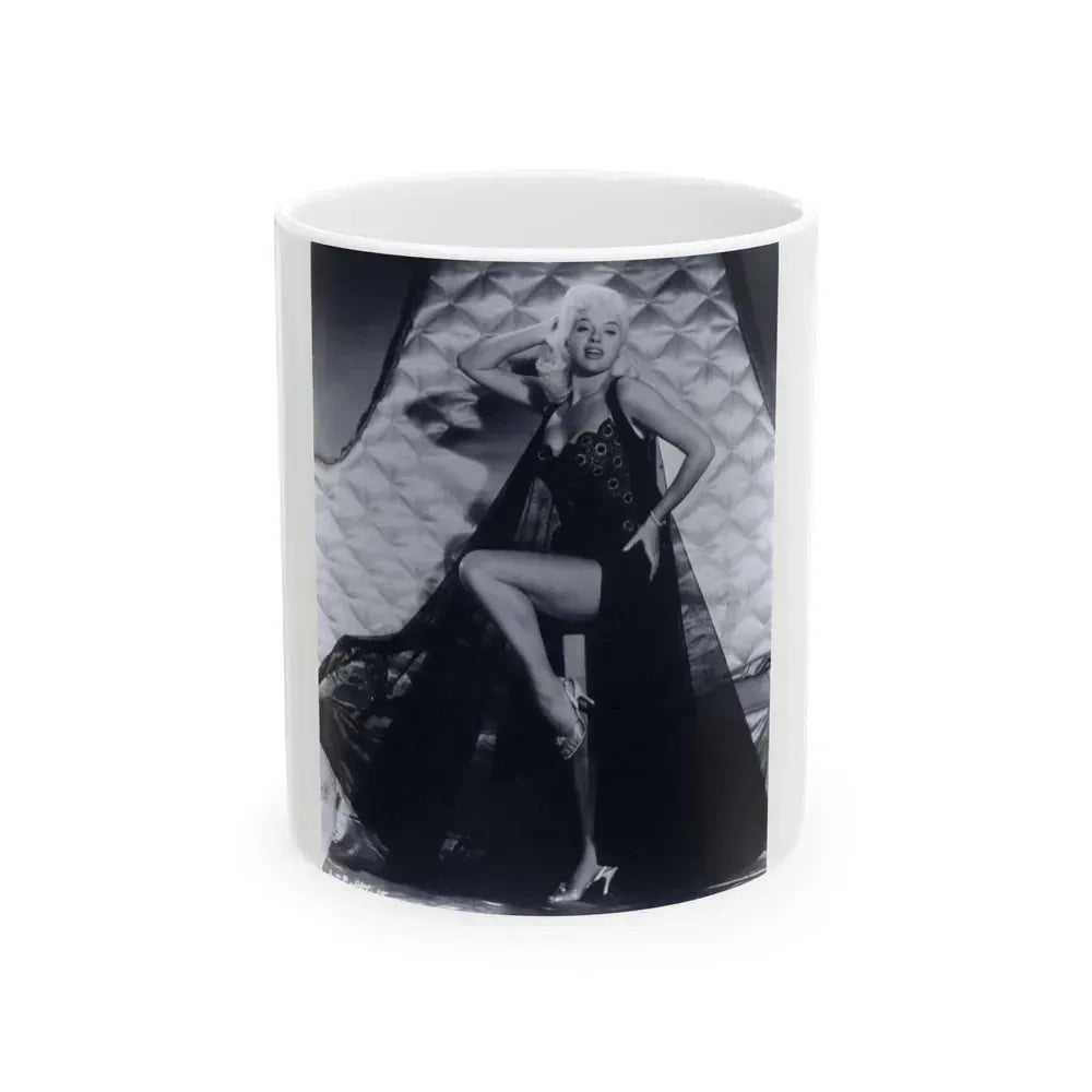 Diana Dors #29 (Vintage Female Icon) White Coffee Mug 11oz - Go Mug Yourself