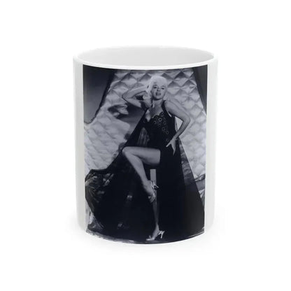 Diana Dors #29 (Vintage Female Icon) White Coffee Mug 11oz - Go Mug Yourself