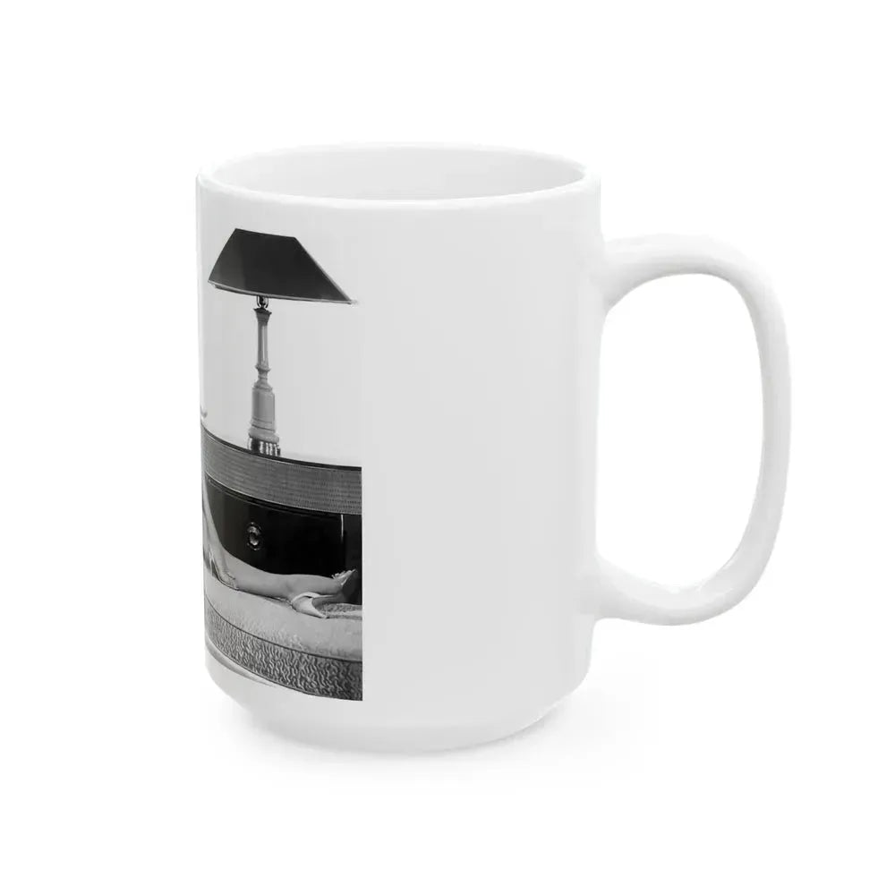 Diana Dors #30 (Vintage Female Icon) White Coffee Mug - Go Mug Yourself