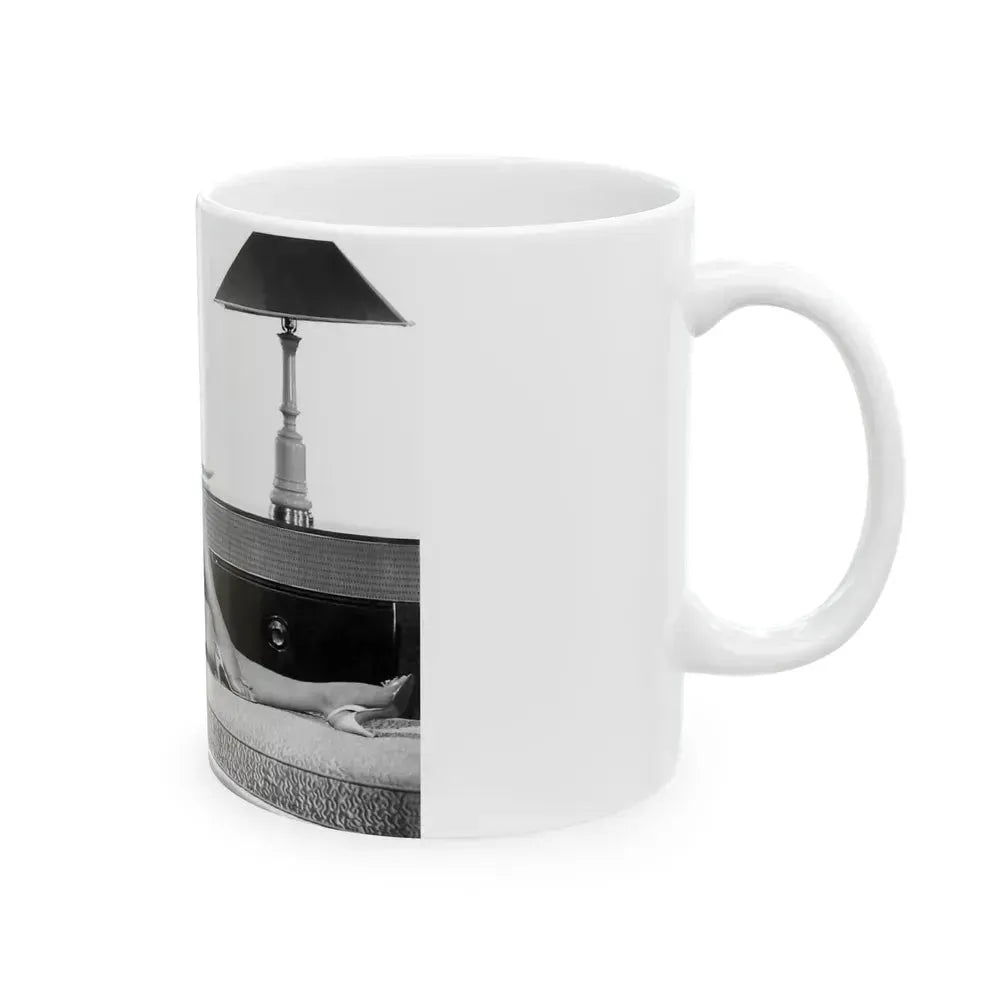 Diana Dors #30 (Vintage Female Icon) White Coffee Mug - Go Mug Yourself