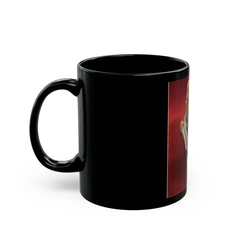Diana Dors #39 (Vintage Female Icon) Black Coffee Mug - Go Mug Yourself