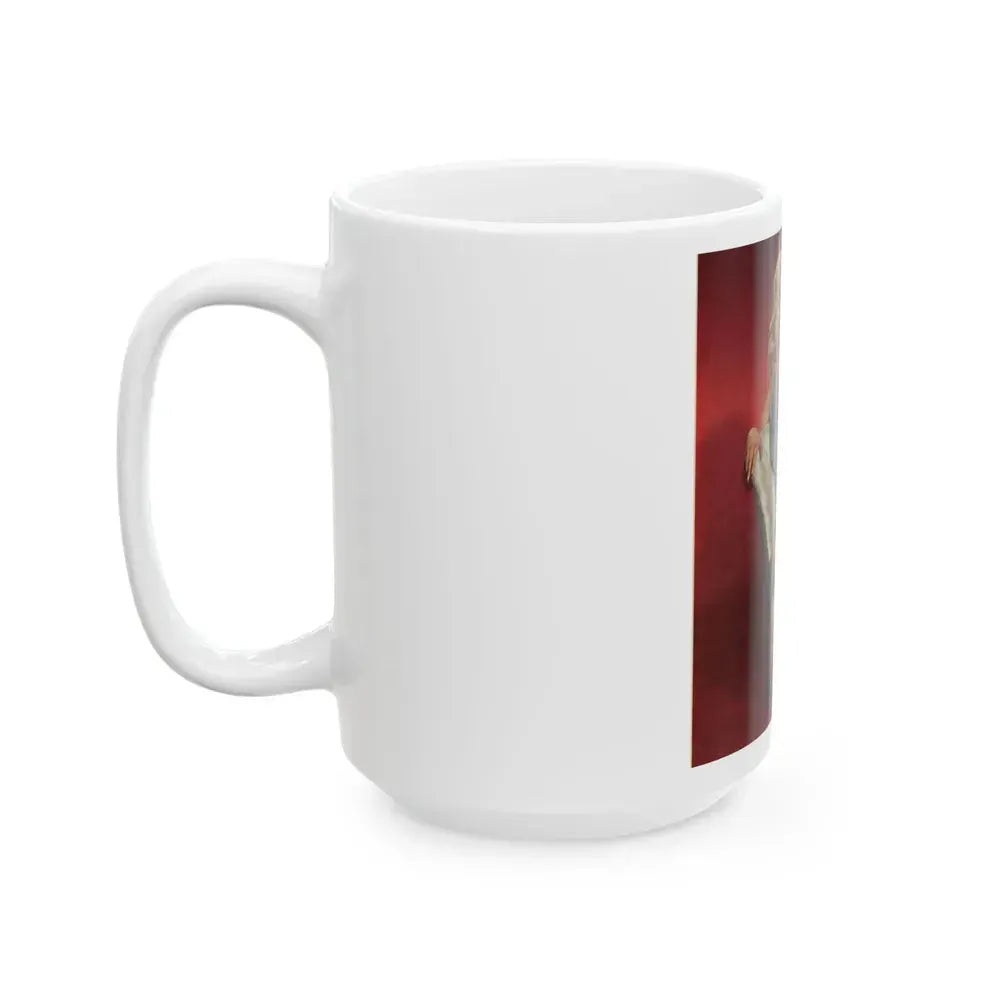 Diana Dors #39 (Vintage Female Icon) White Coffee Mug - Go Mug Yourself