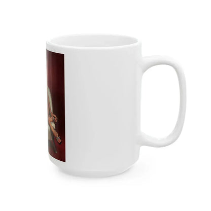 Diana Dors #39 (Vintage Female Icon) White Coffee Mug - Go Mug Yourself