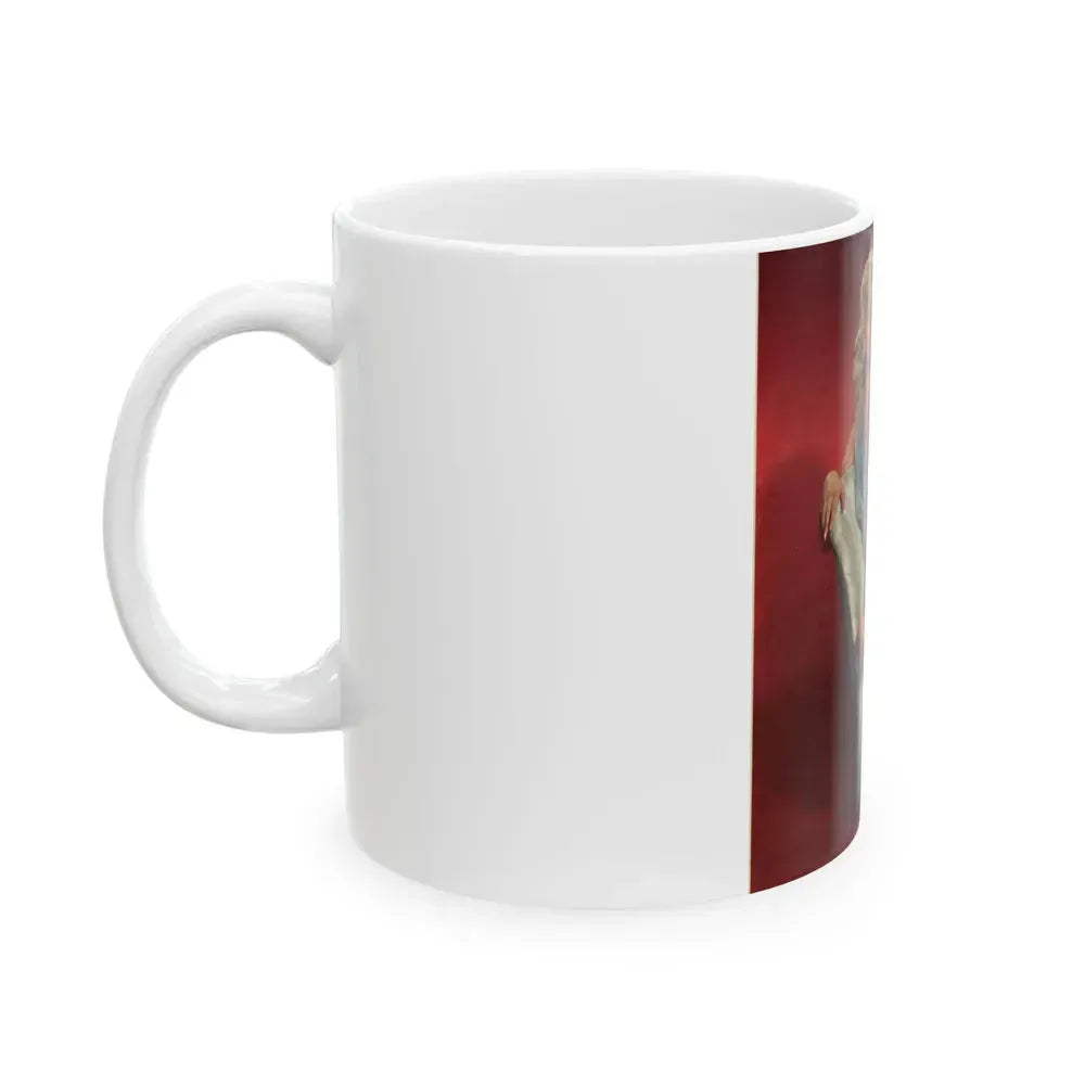 Diana Dors #39 (Vintage Female Icon) White Coffee Mug - Go Mug Yourself