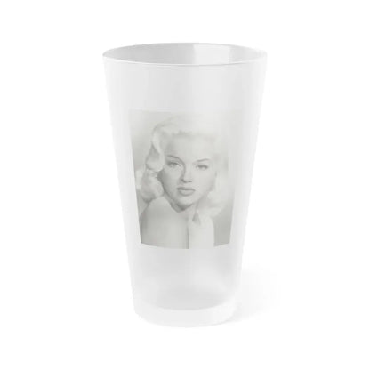Diana Dors #43 (Vintage Female Icon) Frosted Pint Glass 16oz 16oz Frosted - Go Mug Yourself