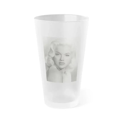 Diana Dors #43 (Vintage Female Icon) Frosted Pint Glass 16oz 16oz Frosted - Go Mug Yourself