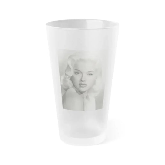 Diana Dors #43 (Vintage Female Icon) Frosted Pint Glass 16oz 16oz Frosted - Go Mug Yourself