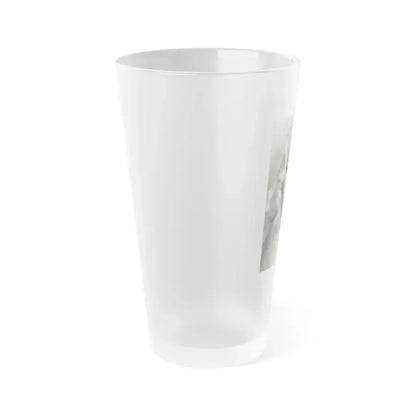 Diana Dors #43 (Vintage Female Icon) Frosted Pint Glass 16oz - Go Mug Yourself