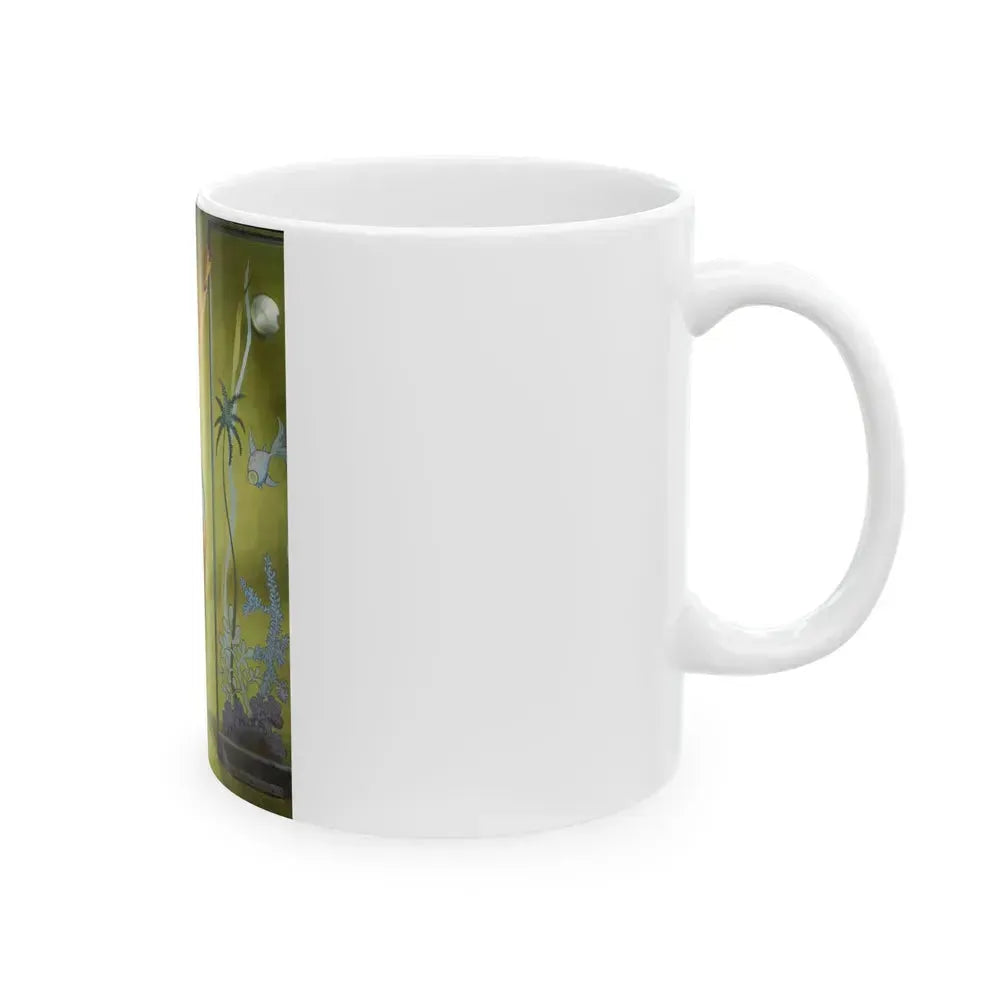 Diana Dors #45 (Vintage Female Icon) White Coffee Mug - Go Mug Yourself