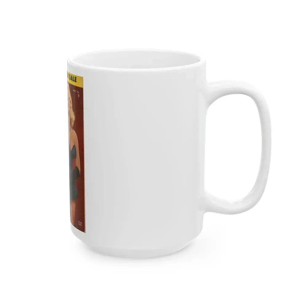 Diana Dors #90 - Mag. Cover (Vintage Female Icon) White Coffee Mug - Go Mug Yourself