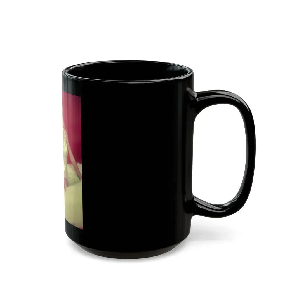 Diana Dors #95 1 (Vintage Female Icon) Black Coffee Mug - Go Mug Yourself