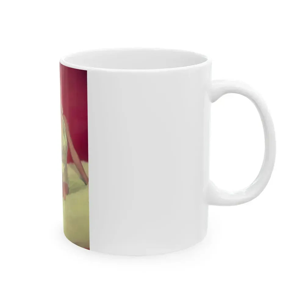Diana Dors #95 1 (Vintage Female Icon) White Coffee Mug - Go Mug Yourself