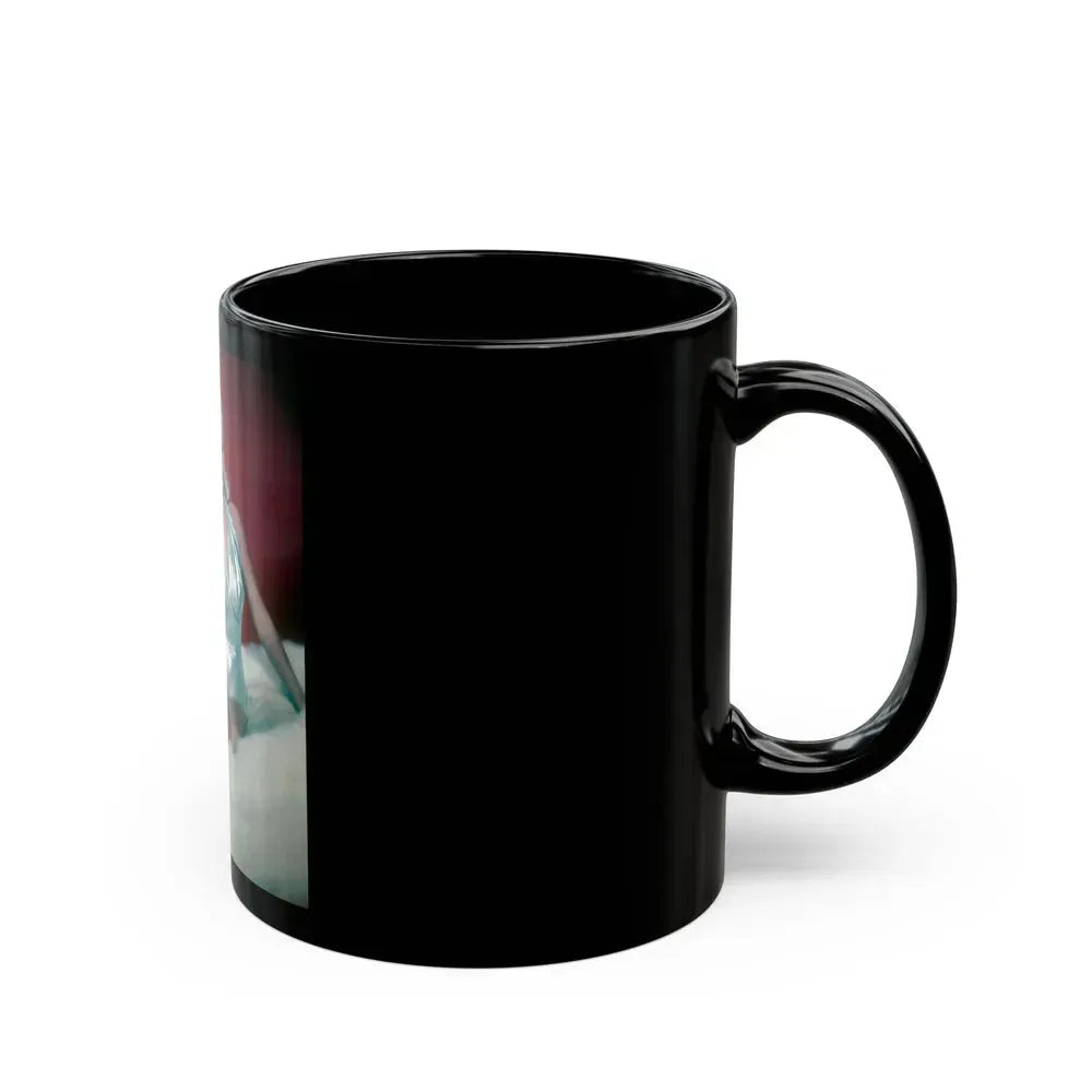 Diana Dors #95 (Vintage Female Icon) Black Coffee Mug - Go Mug Yourself