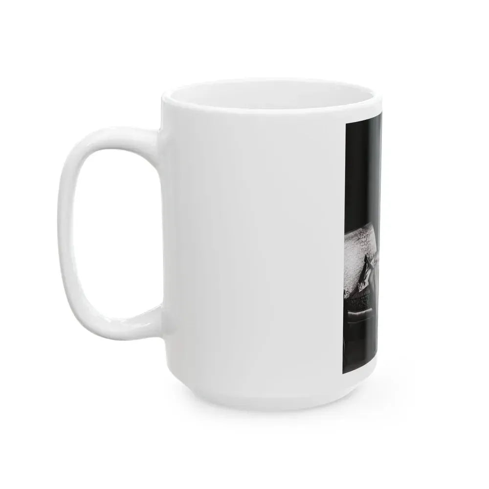 Diana Dors #99 (Vintage Female Icon) White Coffee Mug - Go Mug Yourself