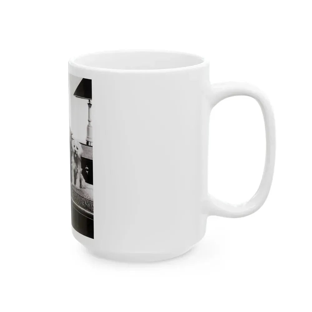 Diana Dors #99 (Vintage Female Icon) White Coffee Mug - Go Mug Yourself