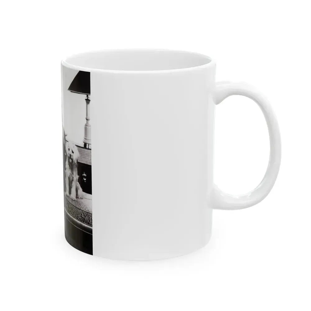 Diana Dors #99 (Vintage Female Icon) White Coffee Mug - Go Mug Yourself
