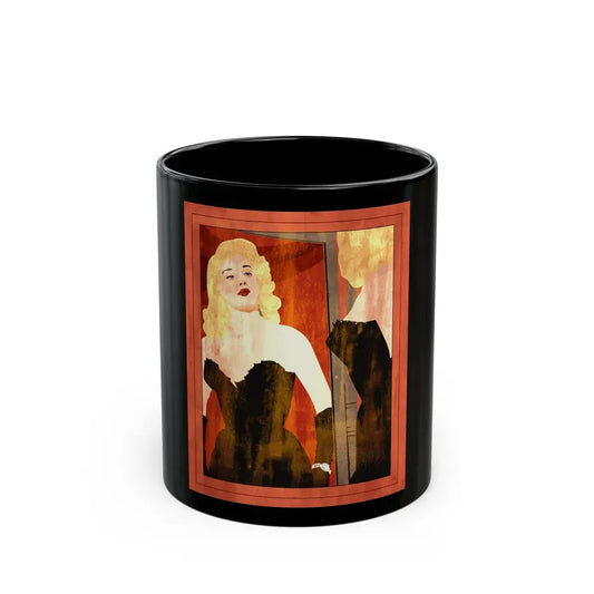 Diana Dors in Hell - Black Coffee Mug 11oz - Go Mug Yourself