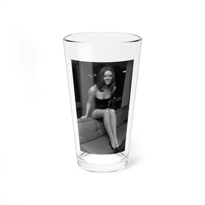 Diana Rigg #03 (Vintage Female Icon) Pint Glass 16oz-16oz-Go Mug Yourself