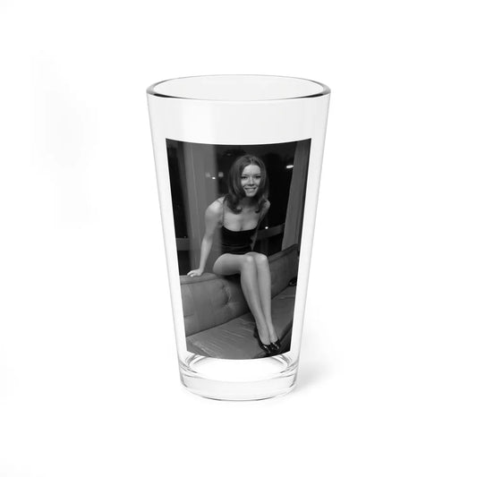 Diana Rigg #03 (Vintage Female Icon) Pint Glass 16oz-16oz-Go Mug Yourself