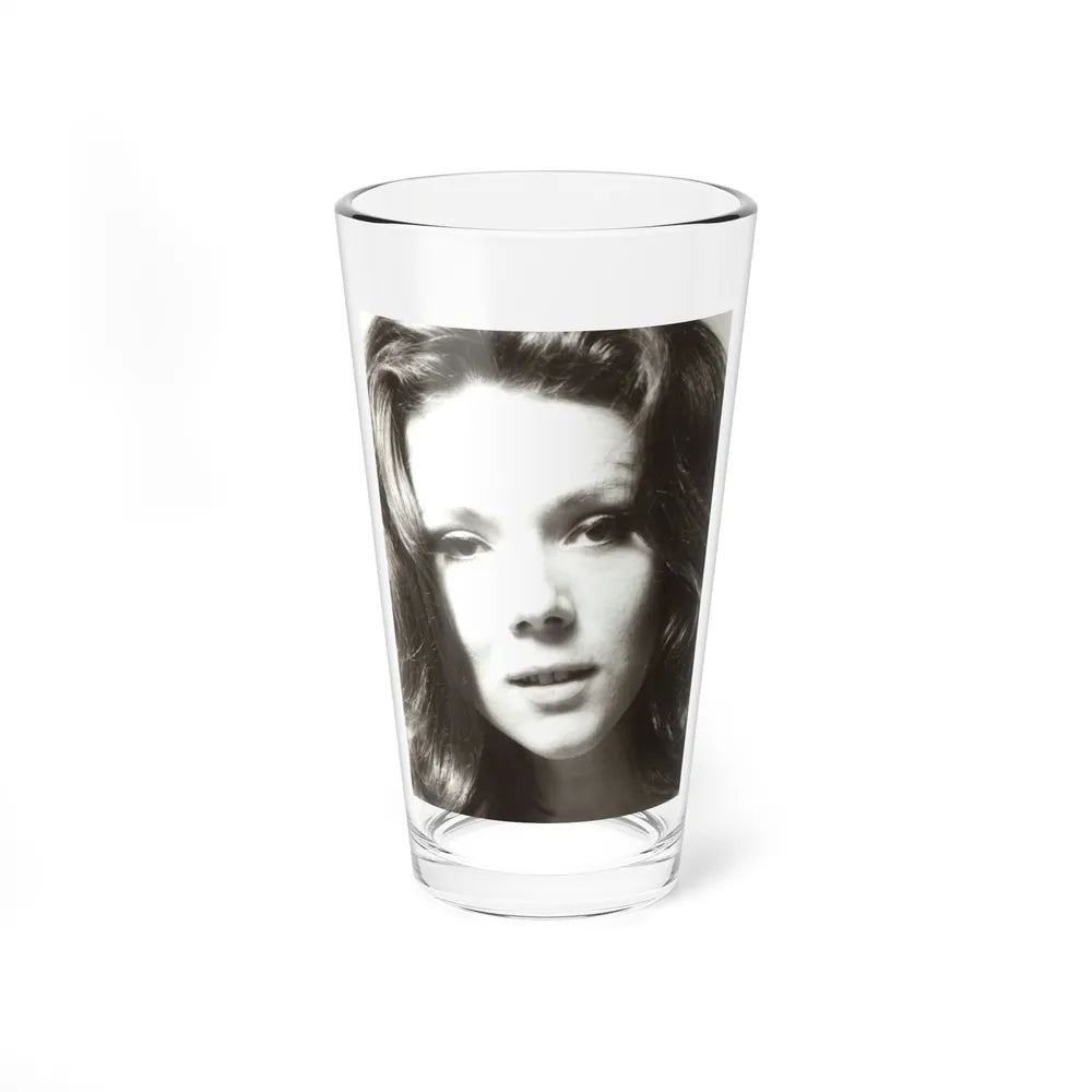 Diana Rigg #04 (Vintage Female Icon) Pint Glass 16oz-16oz-Go Mug Yourself