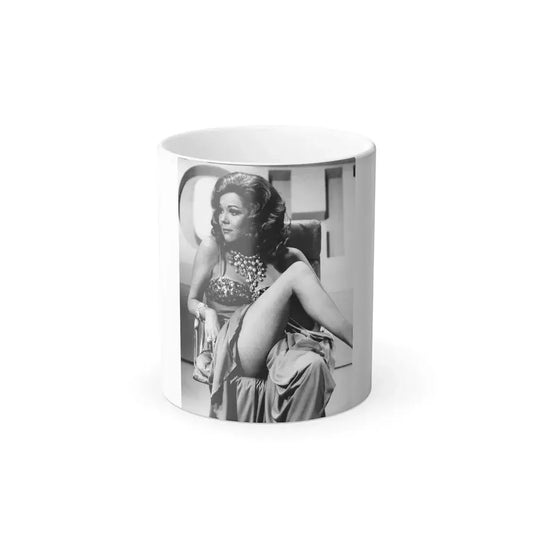 Diana Rigg #05 (Vintage Female Icon) Color Changing Coffee Mug 11oz - Go Mug Yourself