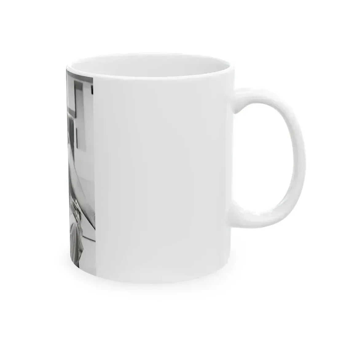 Diana Rigg #05 (Vintage Female Icon) White Coffee Mug - Go Mug Yourself