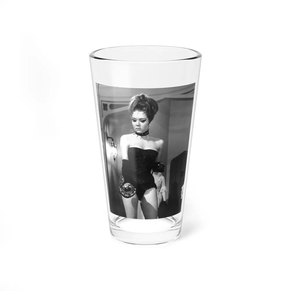 Diana Rigg #08 (Vintage Female Icon) Pint Glass 16oz-16oz-Go Mug Yourself