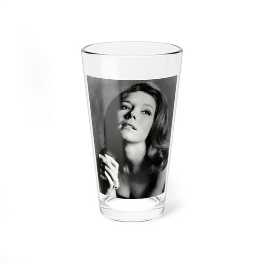 Diana Rigg #15 (Vintage Female Icon) Pint Glass 16oz-16oz-Go Mug Yourself