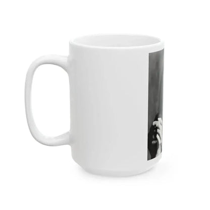 Diana Rigg #15 (Vintage Female Icon) White Coffee Mug - Go Mug Yourself