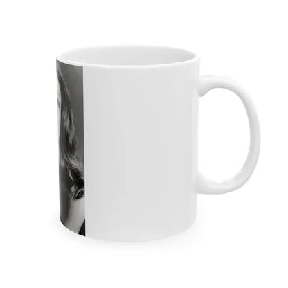 Diana Rigg #15 (Vintage Female Icon) White Coffee Mug - Go Mug Yourself