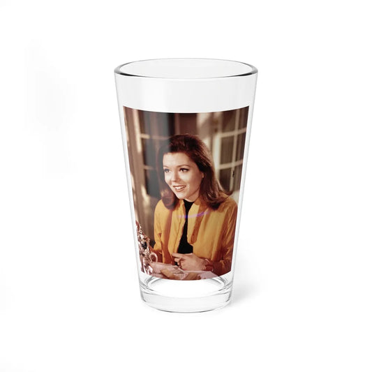 Diana Rigg #35 (Vintage Female Icon) Pint Glass 16oz-16oz-Go Mug Yourself