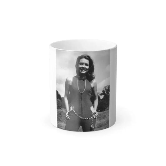 Diana Rigg #41 (Vintage Female Icon) Color Changing Coffee Mug 11oz - Go Mug Yourself