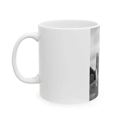 Diana Rigg #41 (Vintage Female Icon) White Coffee Mug - Go Mug Yourself