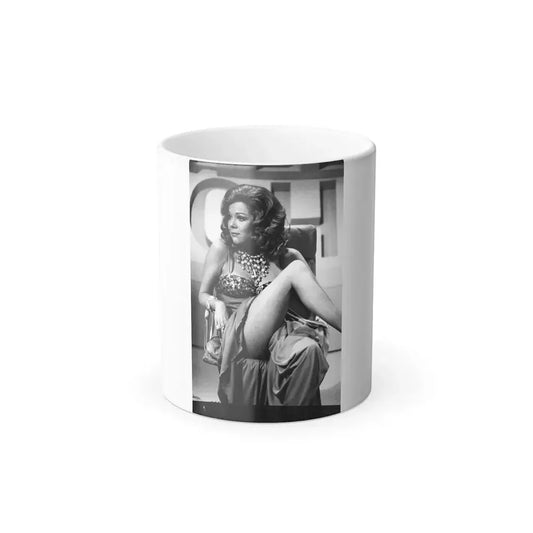 Diana Rigg #43 (Vintage Female Icon) Color Changing Coffee Mug 11oz - Go Mug Yourself