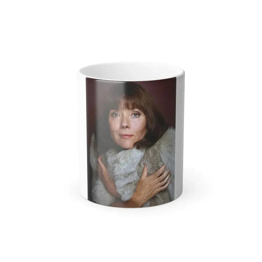 Diana Rigg #47 (Vintage Female Icon) Color Changing Coffee Mug 11oz - Go Mug Yourself