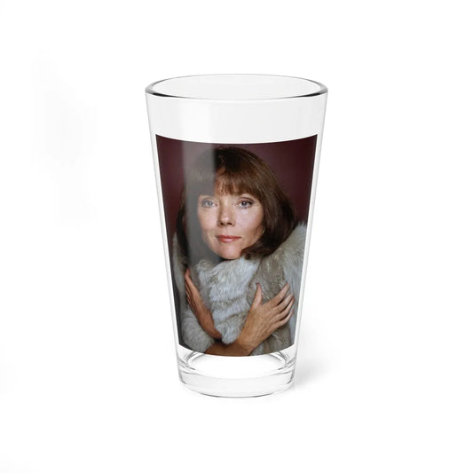 Diana Rigg #47 (Vintage Female Icon) Pint Glass 16oz-16oz-Go Mug Yourself