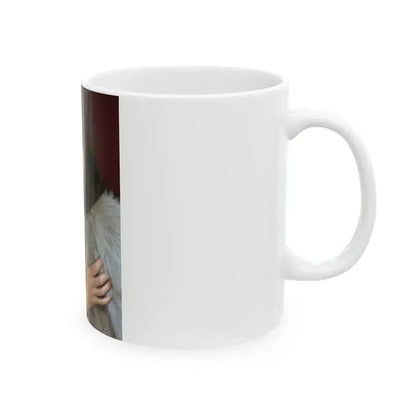 Diana Rigg #47 (Vintage Female Icon) White Coffee Mug - Go Mug Yourself