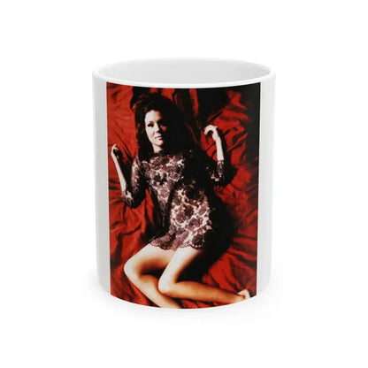 Diana Rigg #49 (Vintage Female Icon) White Coffee Mug 11oz - Go Mug Yourself