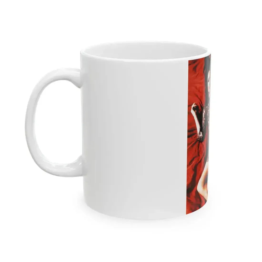 Diana Rigg #49 (Vintage Female Icon) White Coffee Mug - Go Mug Yourself