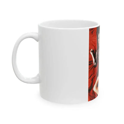 Diana Rigg #49 (Vintage Female Icon) White Coffee Mug - Go Mug Yourself