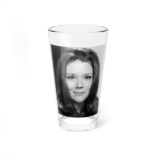 Diana Rigg #51 (Vintage Female Icon) Pint Glass 16oz-16oz-Go Mug Yourself