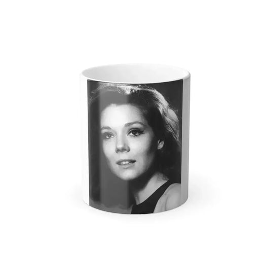 Diana Rigg #52 (Vintage Female Icon) Color Changing Coffee Mug 11oz - Go Mug Yourself