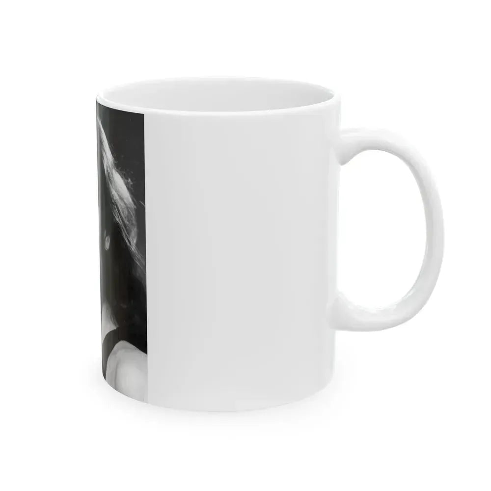 Diana Rigg #52 (Vintage Female Icon) White Coffee Mug - Go Mug Yourself