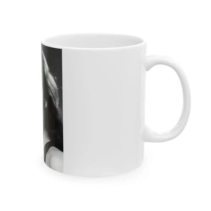 Diana Rigg #52 (Vintage Female Icon) White Coffee Mug - Go Mug Yourself