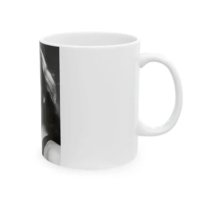 Diana Rigg #52 (Vintage Female Icon) White Coffee Mug - Go Mug Yourself