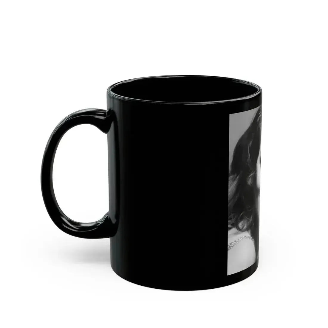 Diana Rigg #53 (Vintage Female Icon) Black Coffee Mug - Go Mug Yourself